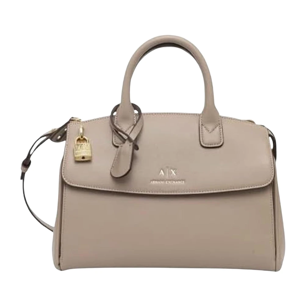 Armani Exchange Beige Handbags, Female, One Size, Handbag
