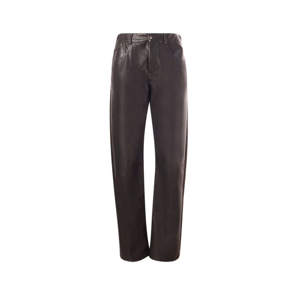 Msgm Zwarte Broek met Ritssluiting aan de voorkant Black Heren