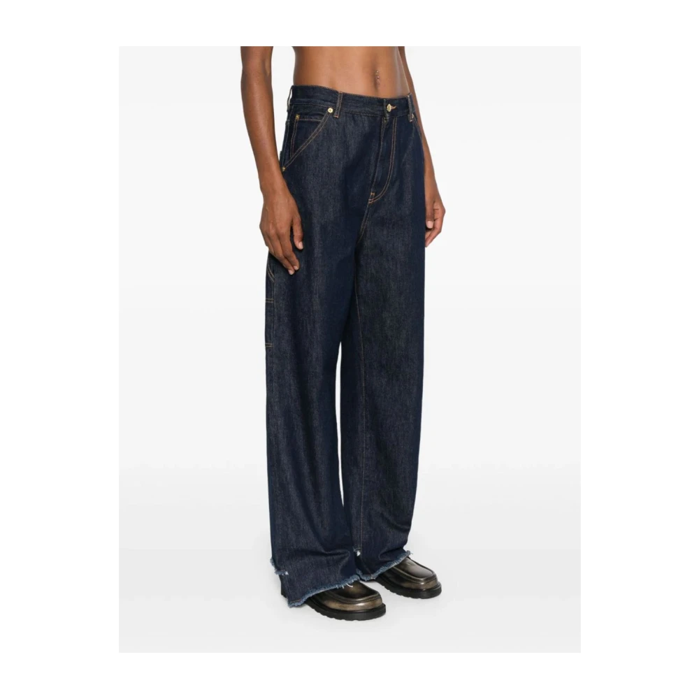 Darkpark Blauwe Denim Lisa Wijde Jeans Blue Dames