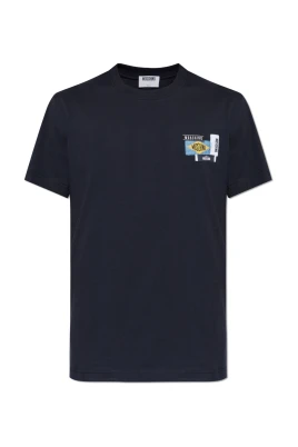 T-shirt med patchar