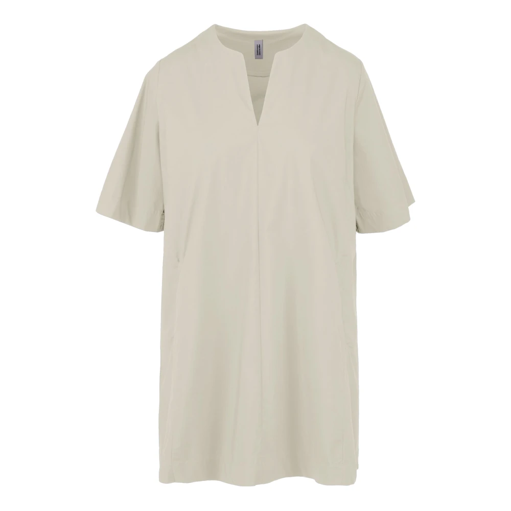 Bomboogie Donna Beige - Short Sleeve Dress - Dresses - L