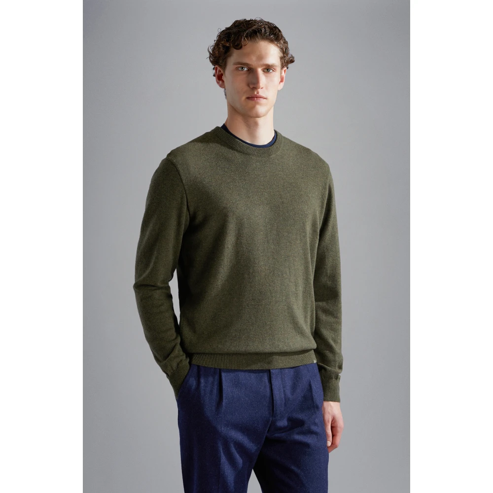 PAUL & SHARK Groene Sweater Collectie Green Heren