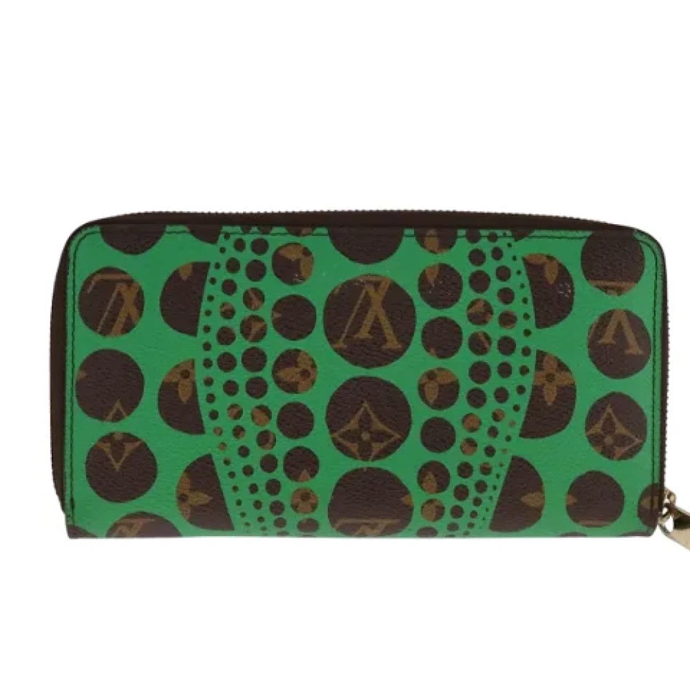 Louis Vuitton Vintage Pre-owned Canvas wallets Green Dames