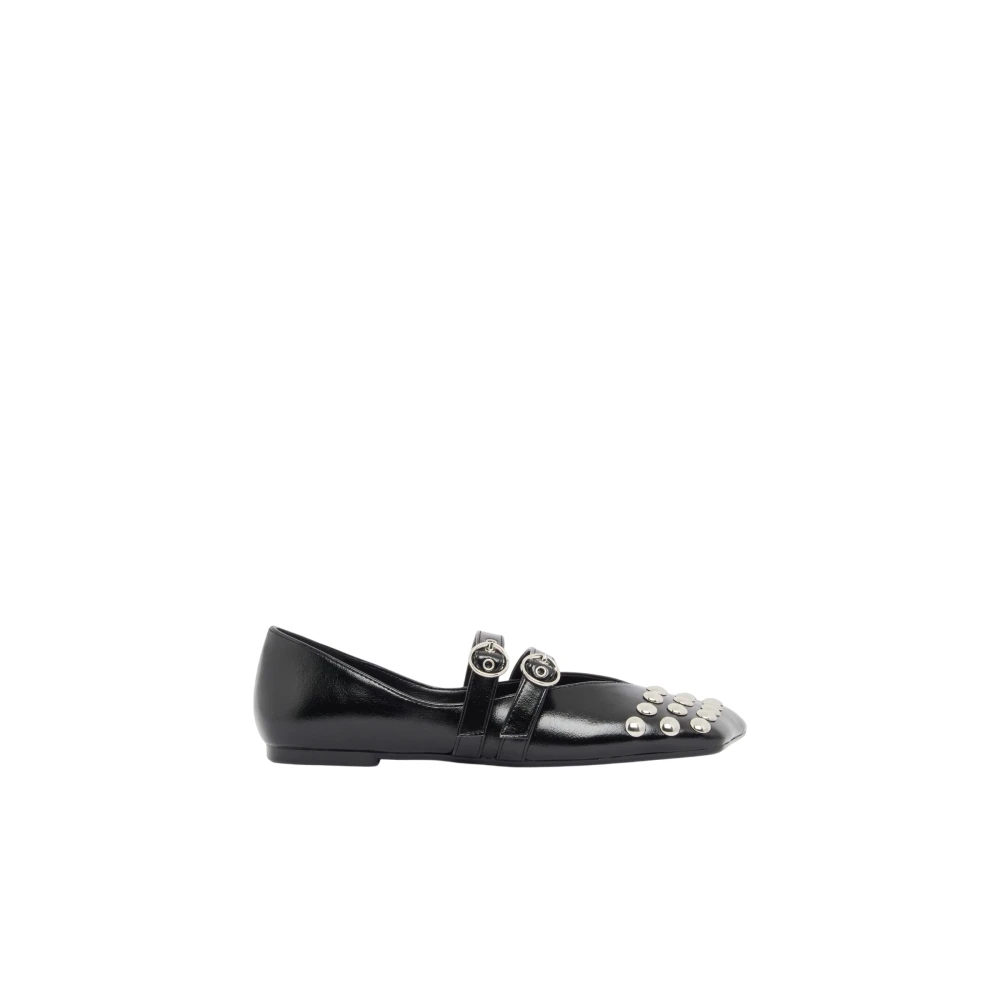 Armani Exchange Ballet Flat - Female - Ballerina Shoes - Black - 4 Uk - Shoes