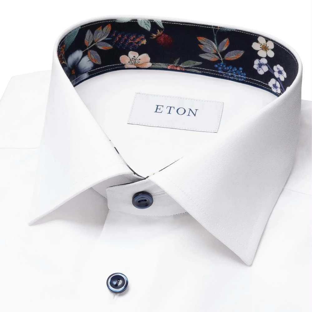 Eton slim fit shirt White Heren