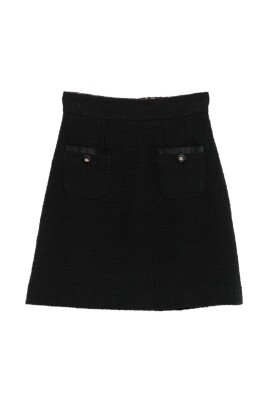 black-tweed-skirt-button-embellishment