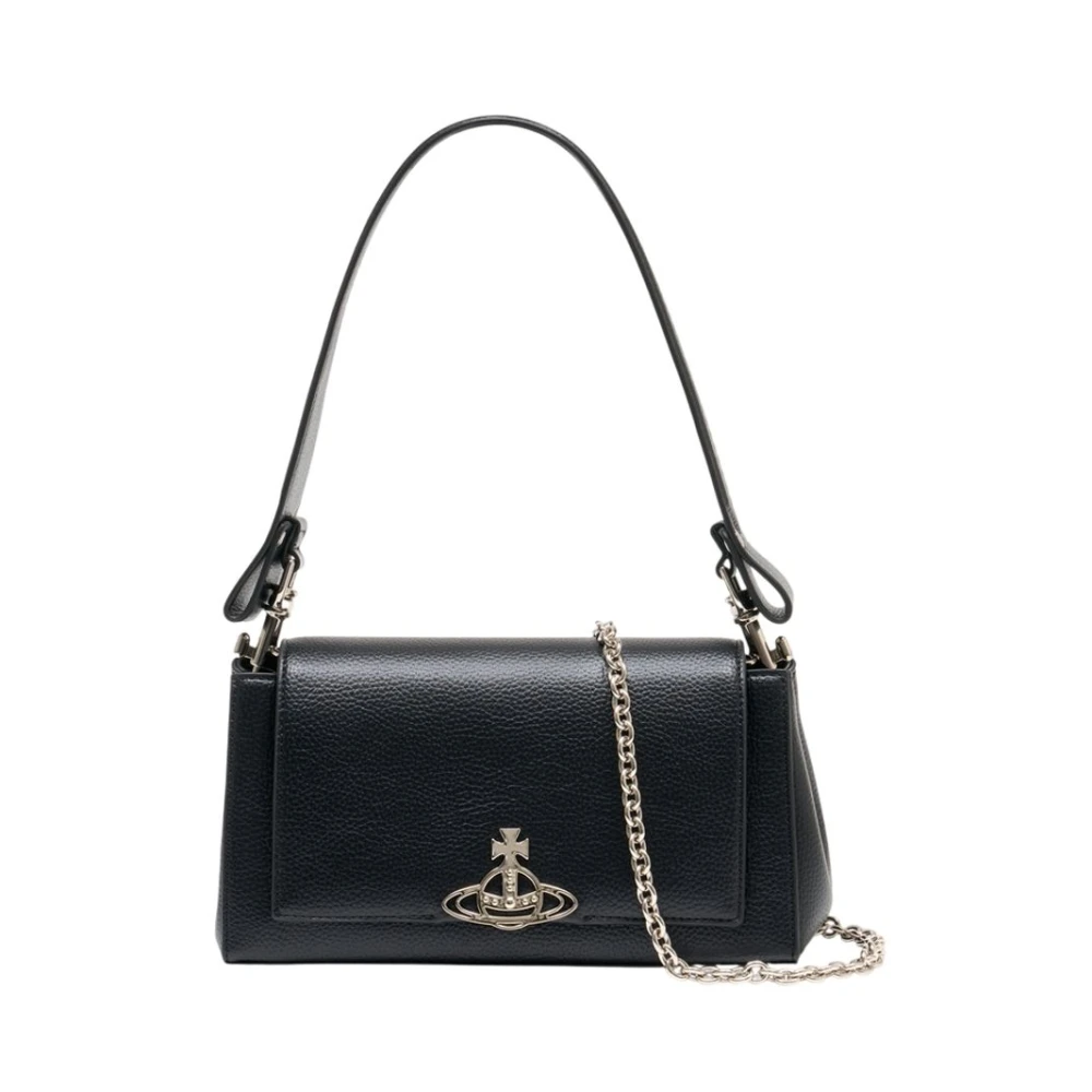 Vivienne Westwood Women's Black Hazel Medium Handbag - Shoulder Bags - One Size - Bags