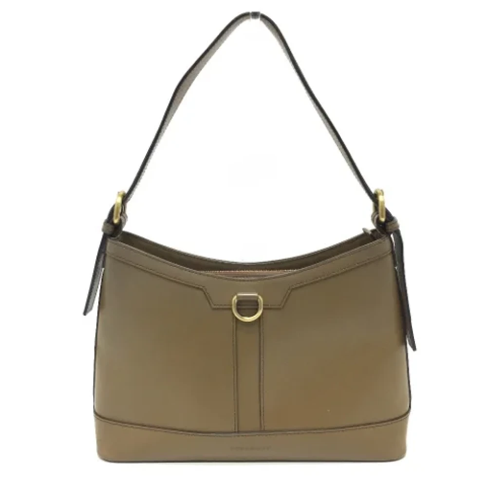 Burberry Vintage Pre-owned Leather shoulder-bags Brown Dames
