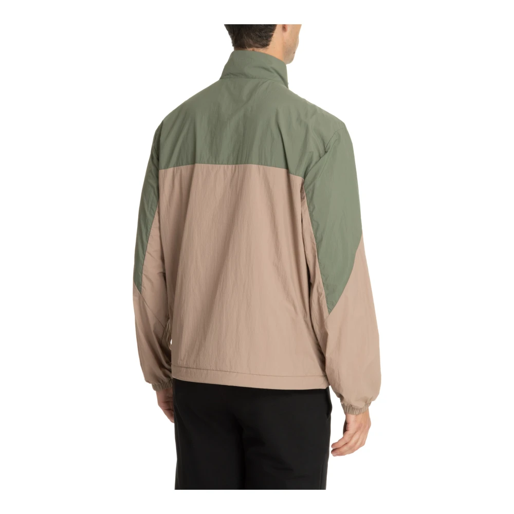 Emporio Armani EA7 Multikleur Ritsjas met Logo Zakken Beige Heren