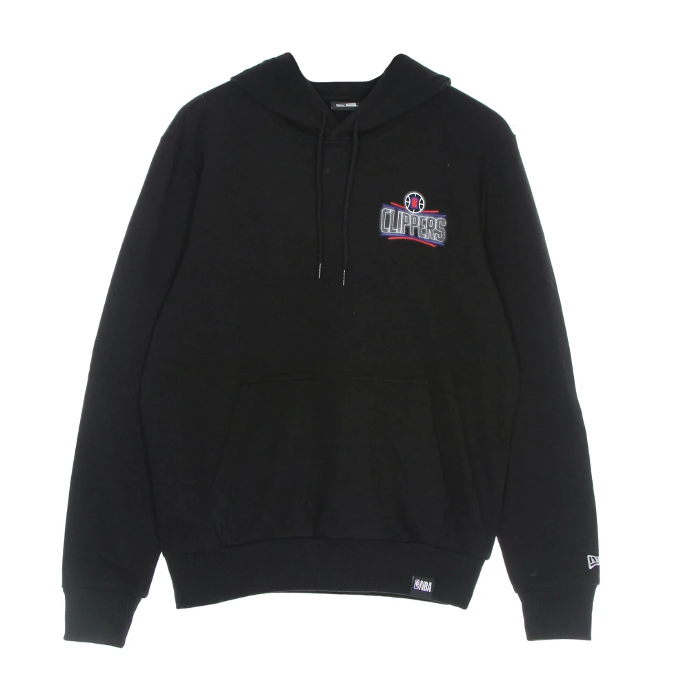 New Era Men's Black Nba Neon Po Hoodie