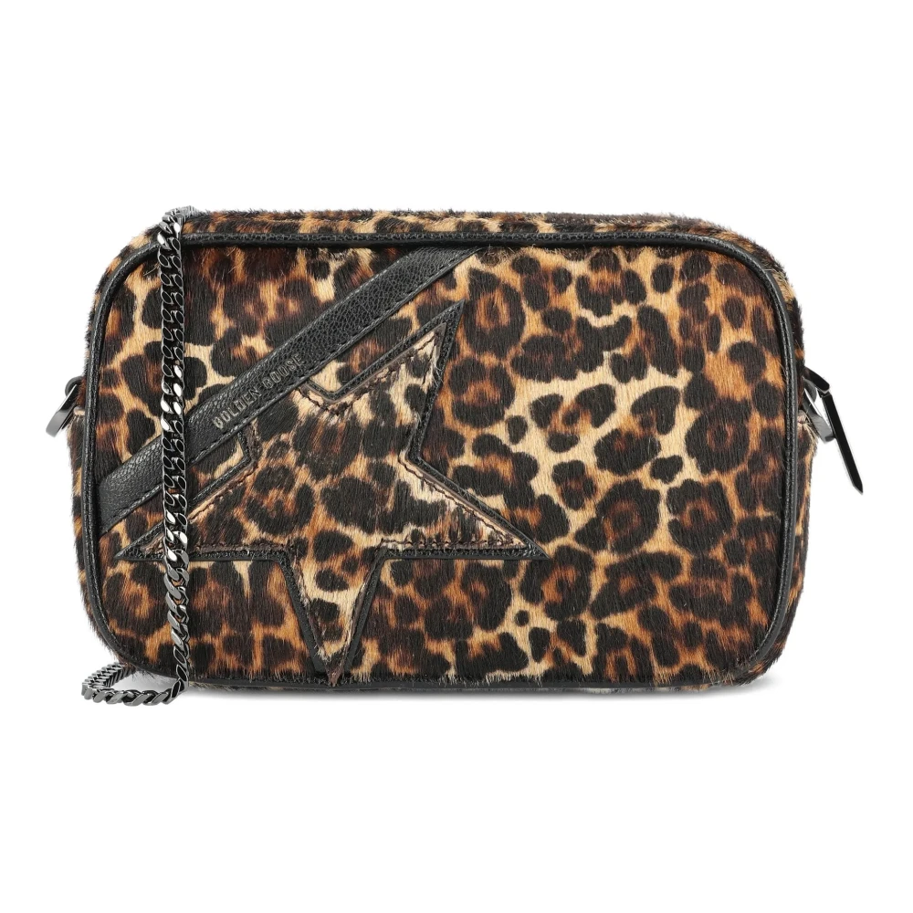 Golden Goose Brun Mini Star Bag Horsy Leo