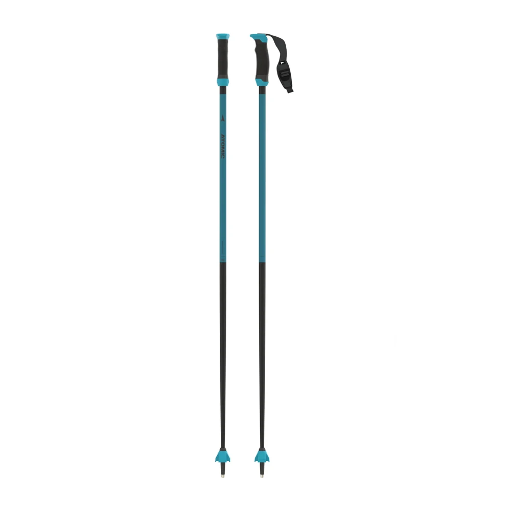 Atomic Teal Carbon Ski Poles Green, Unisex