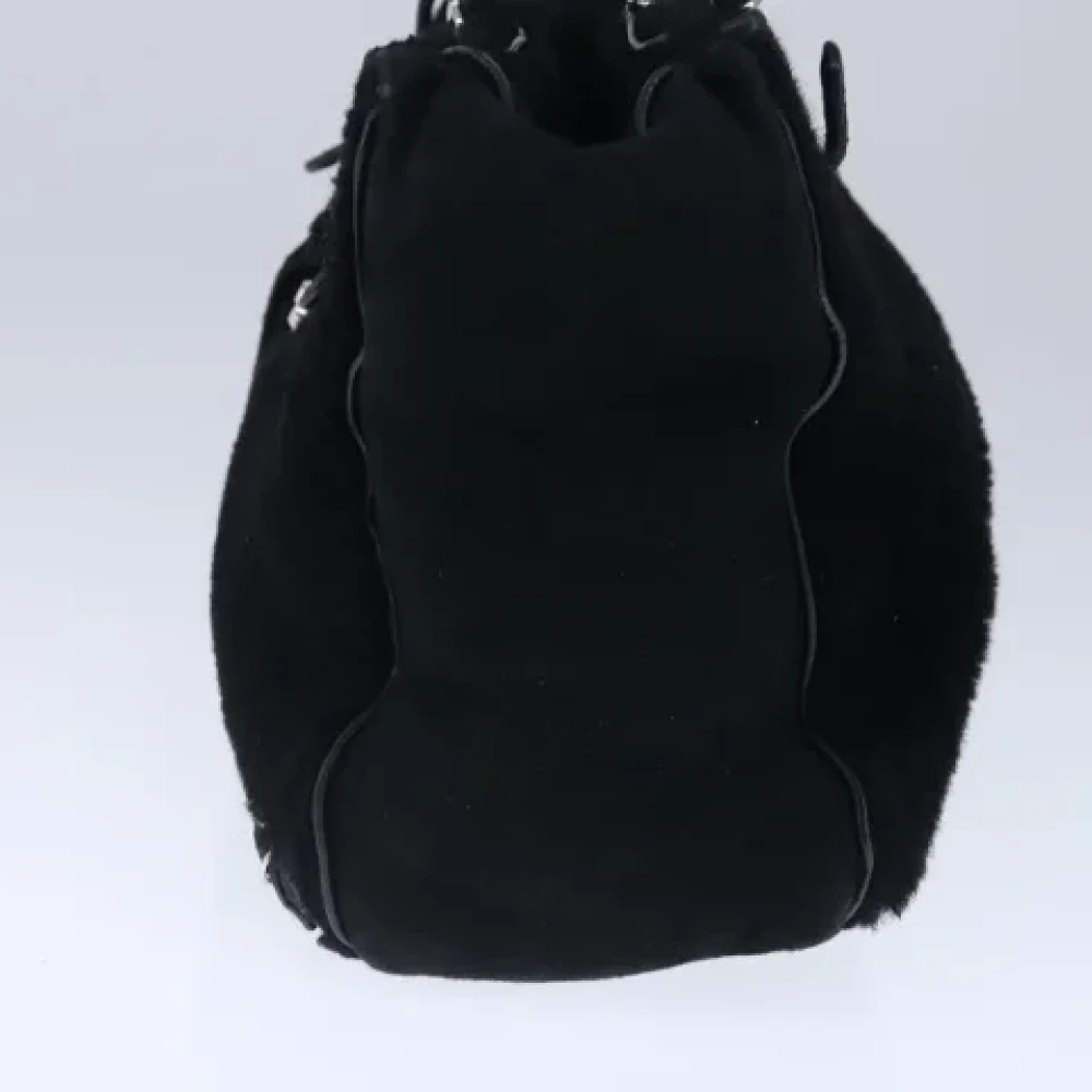 Balenciaga Vintage Pre-owned Suede handbags Black Dames
