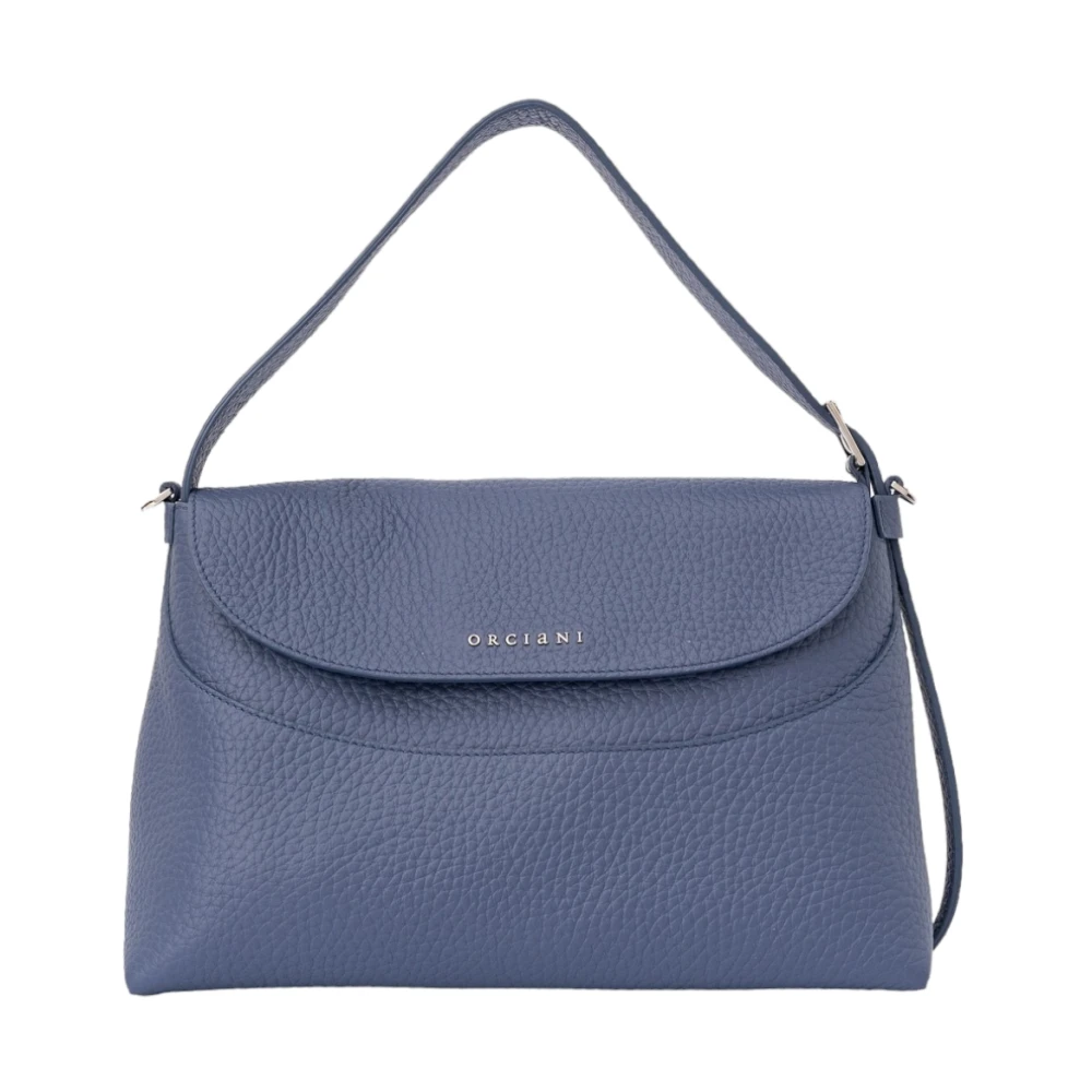 Orciani Zachte Nana Denim Tas Blue Dames