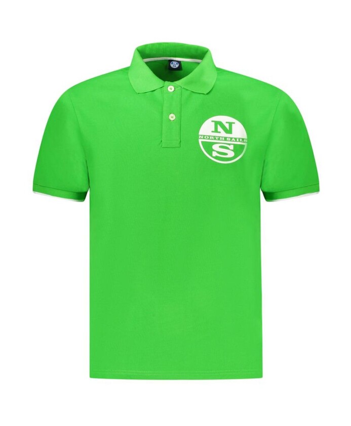 polo-en-coton-vert-style-classique
