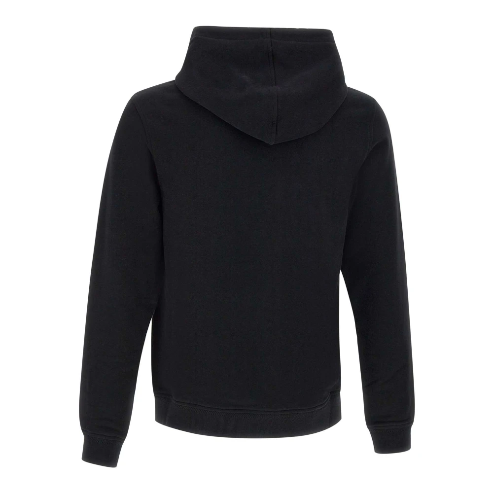 Belstaff Zwarte Katoenen Fleece Sweatshirt met Capuchon Black Heren