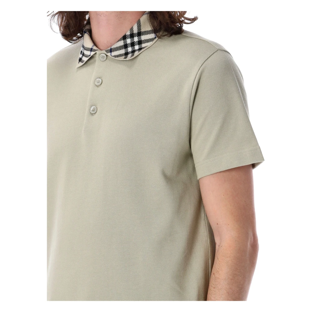 Burberry Moderne witte formele overhemd Green Heren
