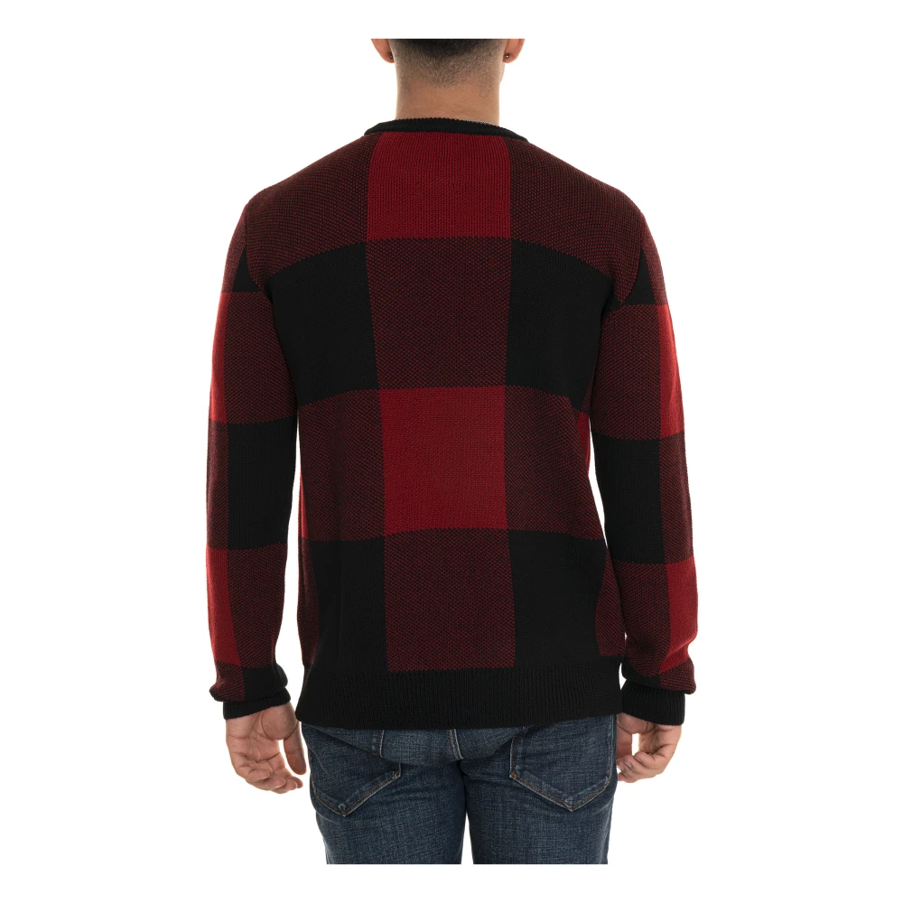 Woolrich Gezellig Gebreide Trui voor Winterdagen Multicolor Heren