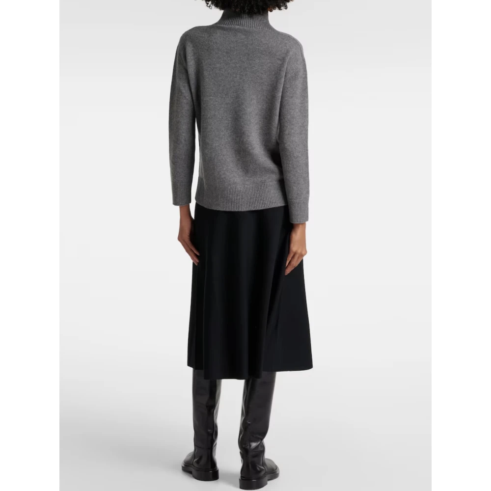 Max Mara Kasjmier coltrui naadloze afwerking Gray Dames