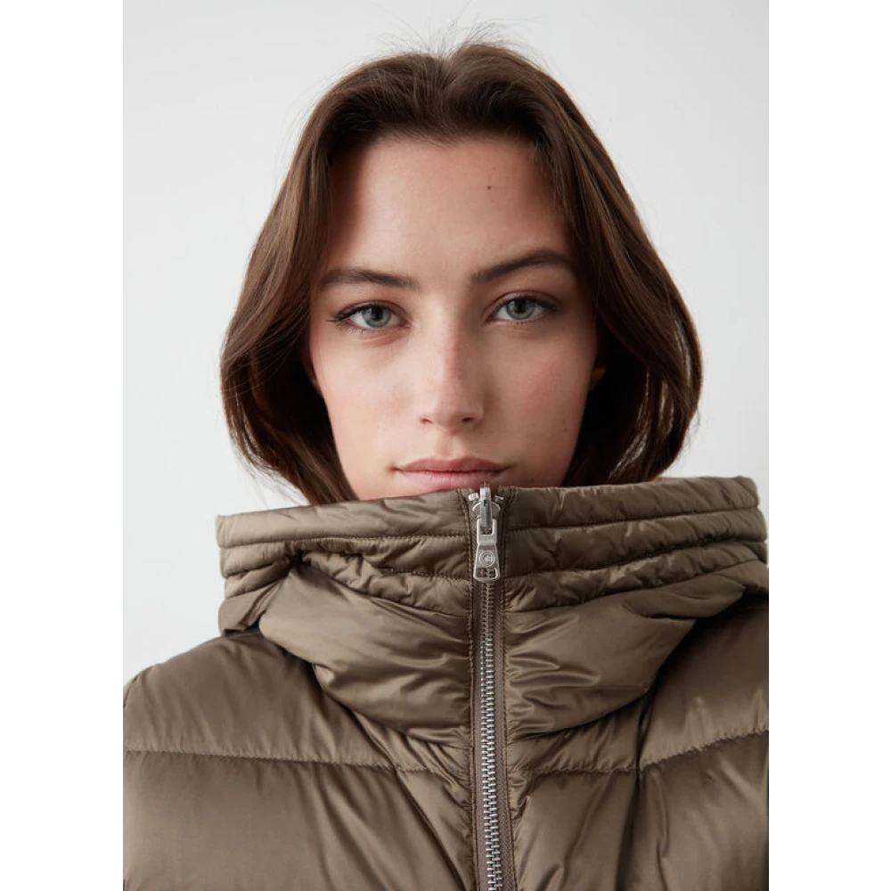 Colmar Reversibele Quilted Jas met Glinsterende Effect Brown Dames