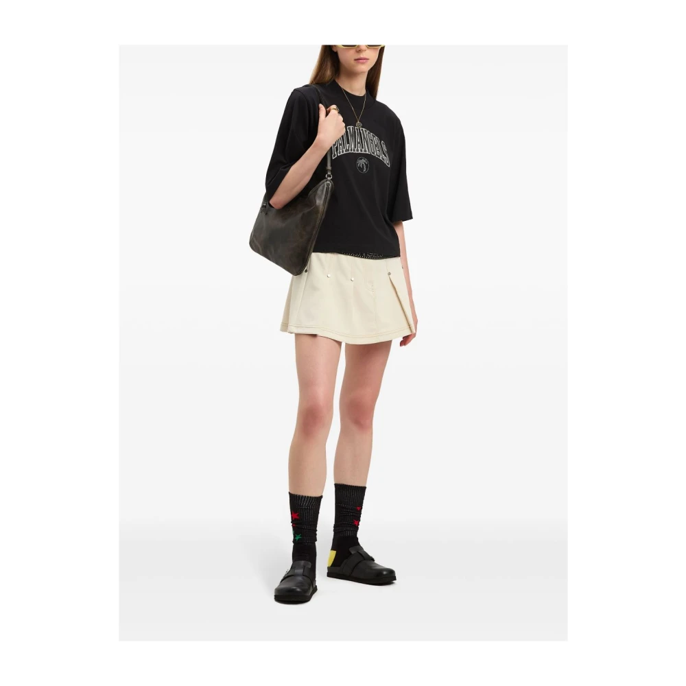 Palm Angels Zwarte T-shirts en Polos Black Dames