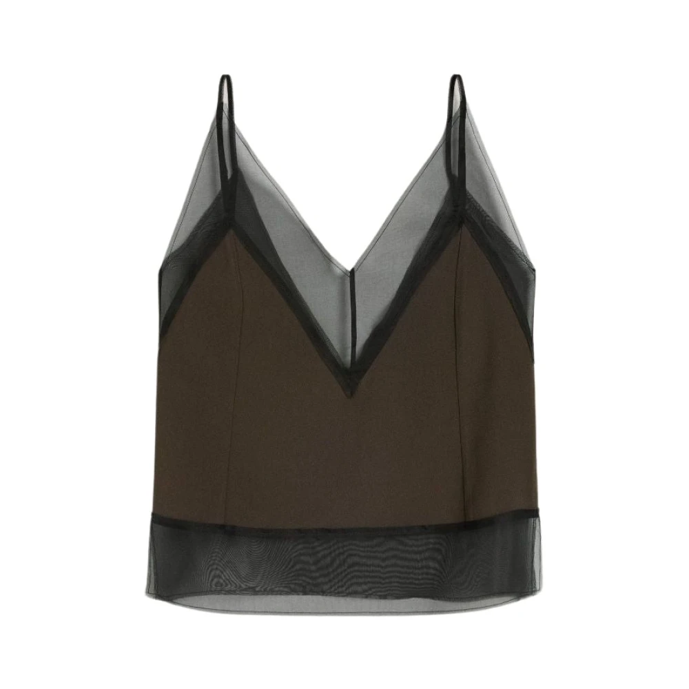 Tops > Sleeveless Tops - - Ami Paris - Modalova