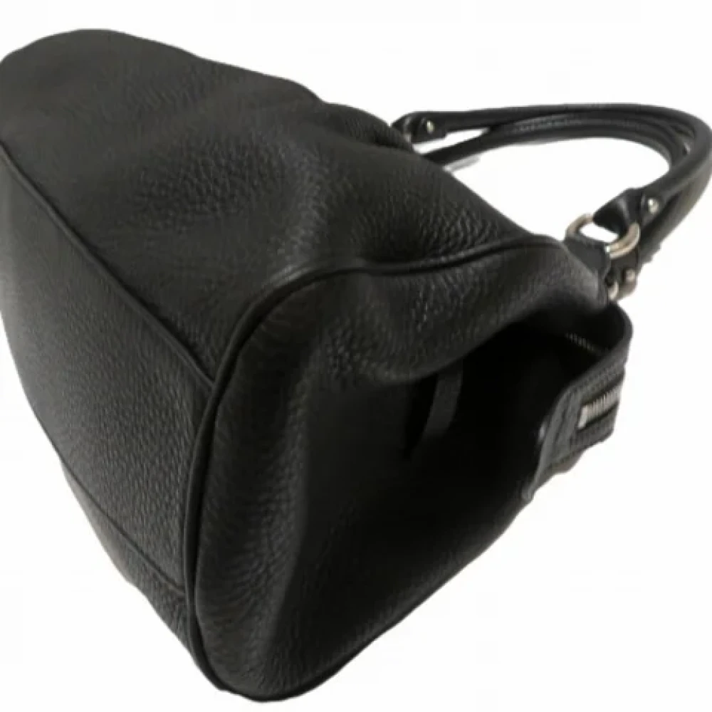 Salvatore Ferragamo Pre-owned Leather handbags Black Dames