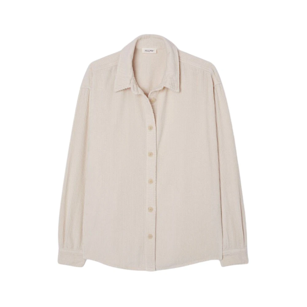 American vintage Ecru Cord Shirt Jacket Beige Dames