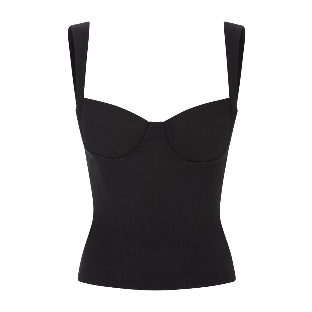 Silk bustier top online