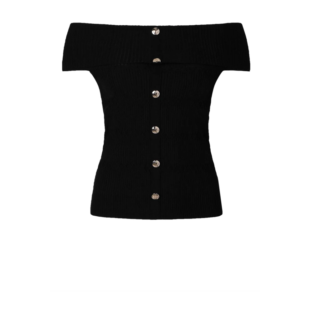 Liu Jo Vrouw Zwart Truien & Vesten Dames, Xl, Sweaters