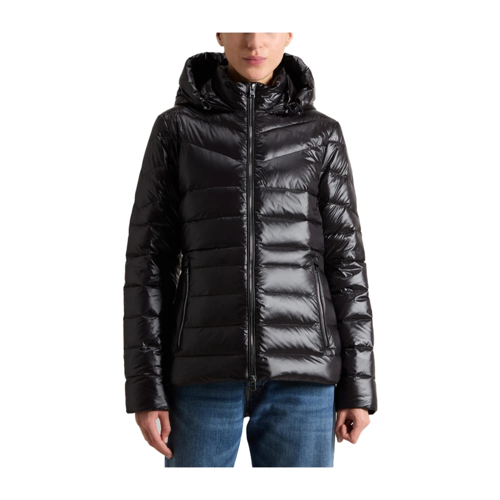 Woolrich Gewatteerde donsjas met capuchon Black Dames