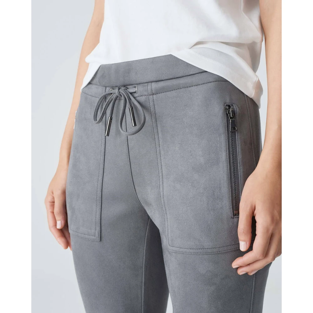Opus Cargo Broek Elvina Stijl Gray Dames