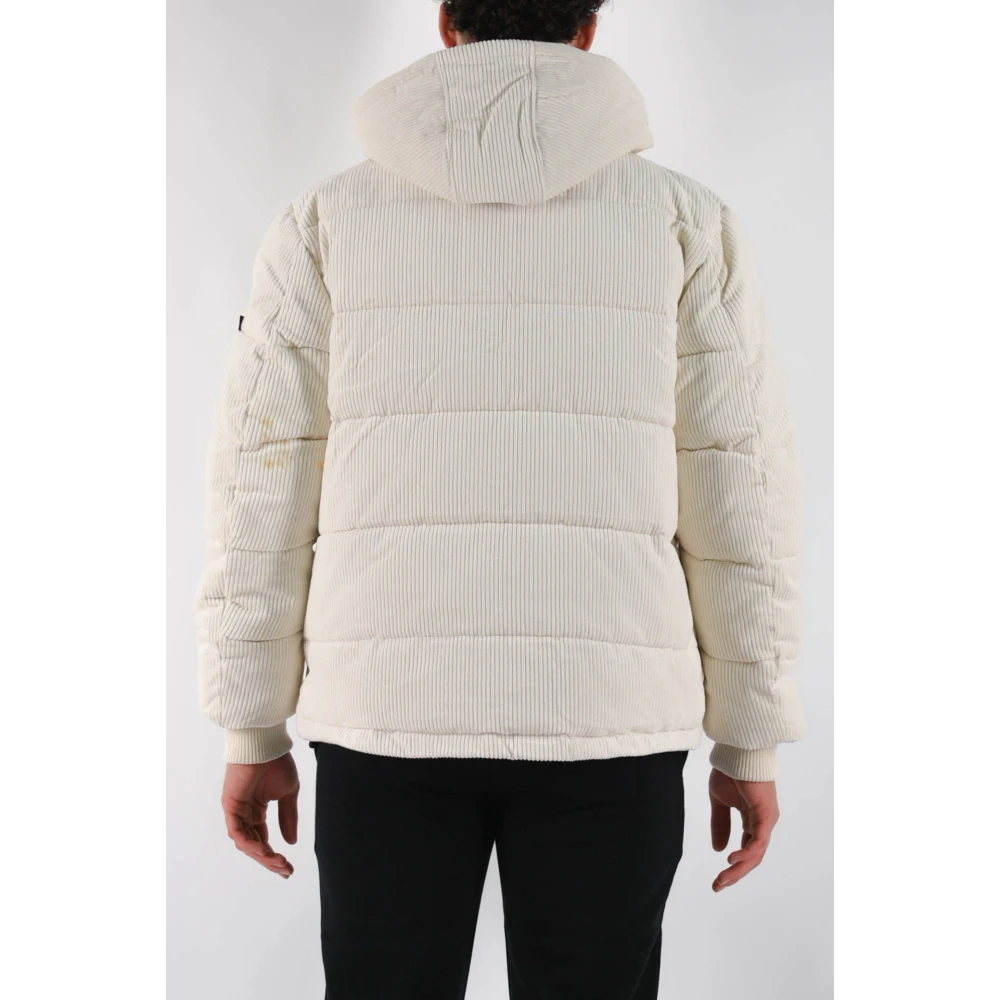 alpha industries Gewatteerde Hoodie met Rits White Heren