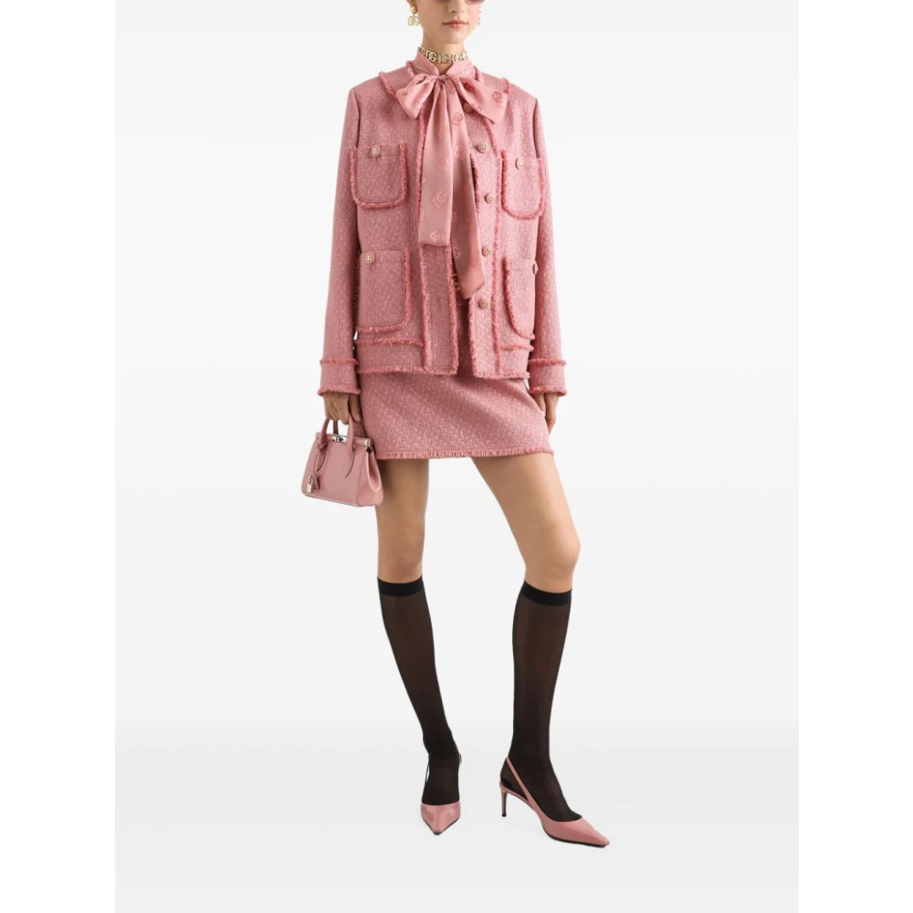 Dolce & Gabbana Roze Shirts voor Vrouwen Pink Dames
