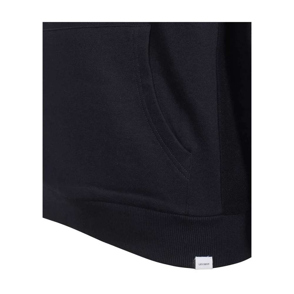 Les Deux Katoenen Hoodie Blue Heren