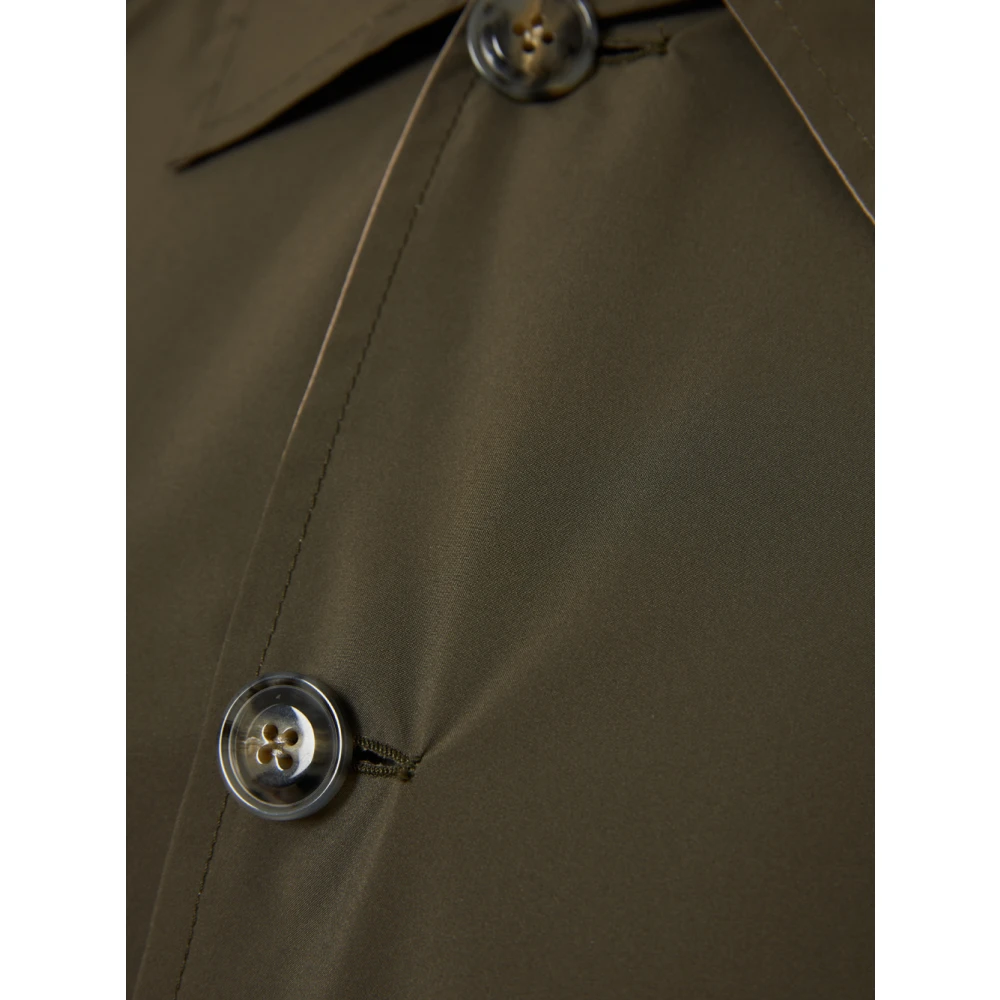 Barba Omkeerbare Gabardine Jas Green Heren