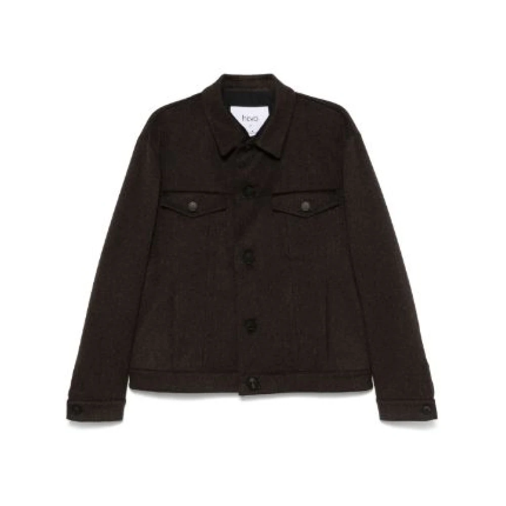 Hevo Stijlvolle Winterjas voor Vrouwen Brown Heren