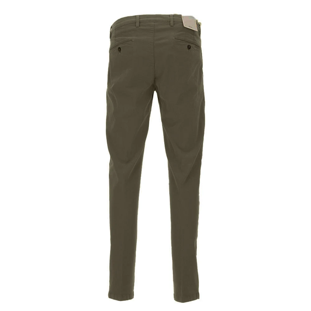 Briglia Klassieke Groene Chinos Slim Fit Green Heren