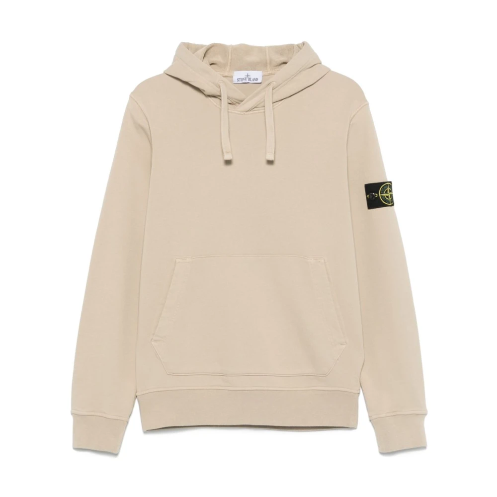 Beige Sweatshirt for Casual Stil