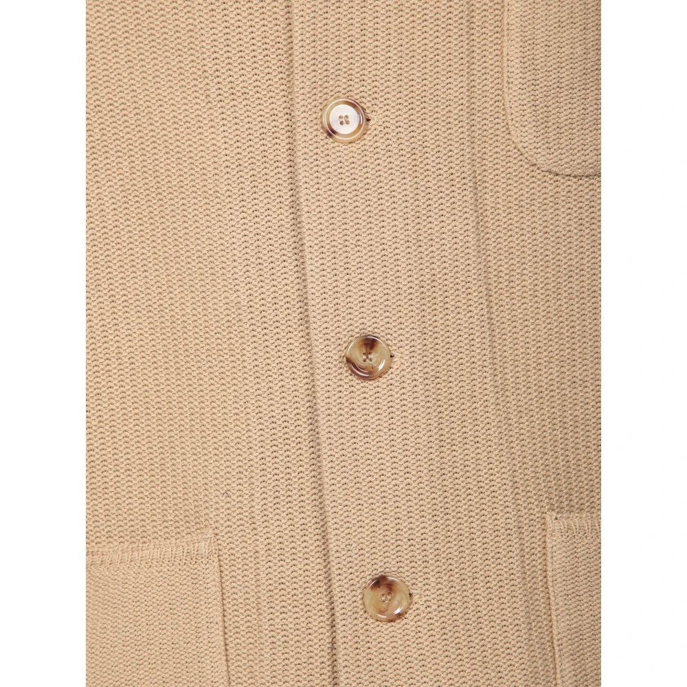 Lardini Beige Shirt Heren T-Shirts & Polos Beige Heren