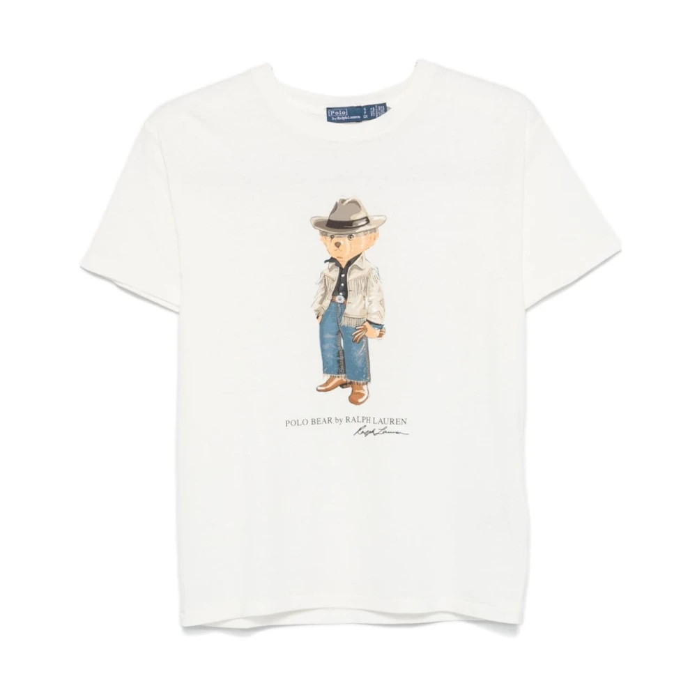 Ralph Lauren T-shirts en Polos Wit White Dames