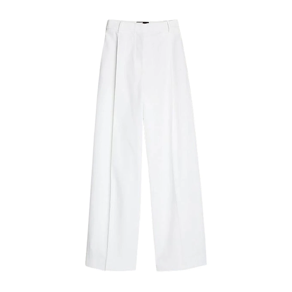 Tommy Hilfiger Wide Trousers White Dames