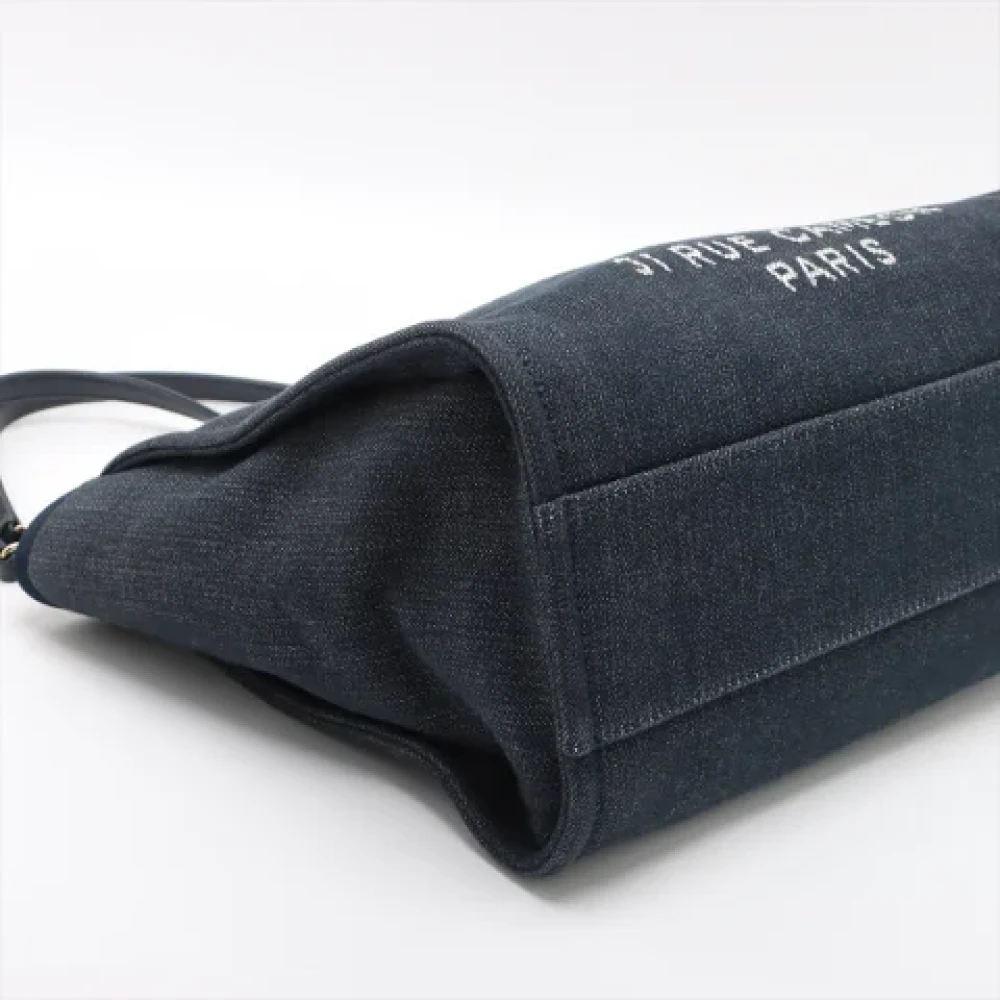 Chanel Vintage Pre-owned Denim chanel-bags Blue Dames