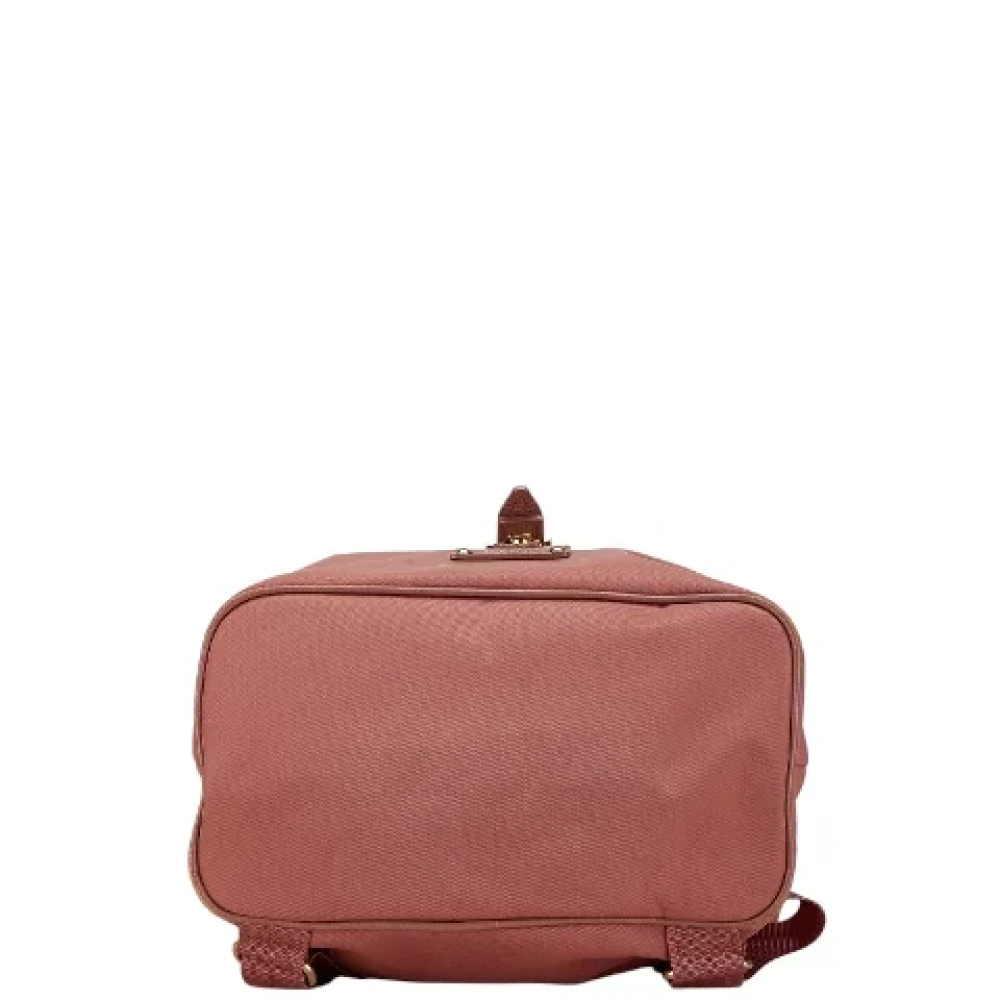 Burberry Vintage Pre-owned Canvas backpacks Pink Dames
