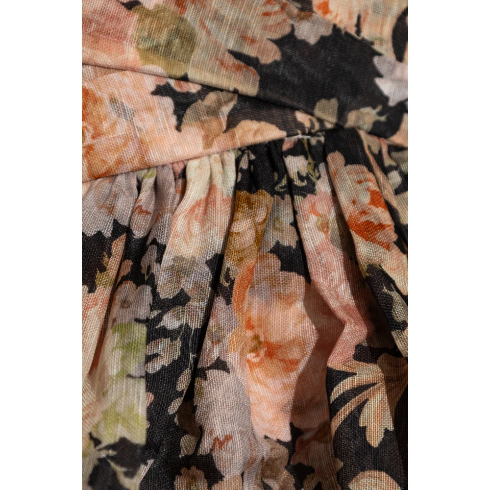 Zimmermann Jurk met bloemenpatroon Multicolor Dames