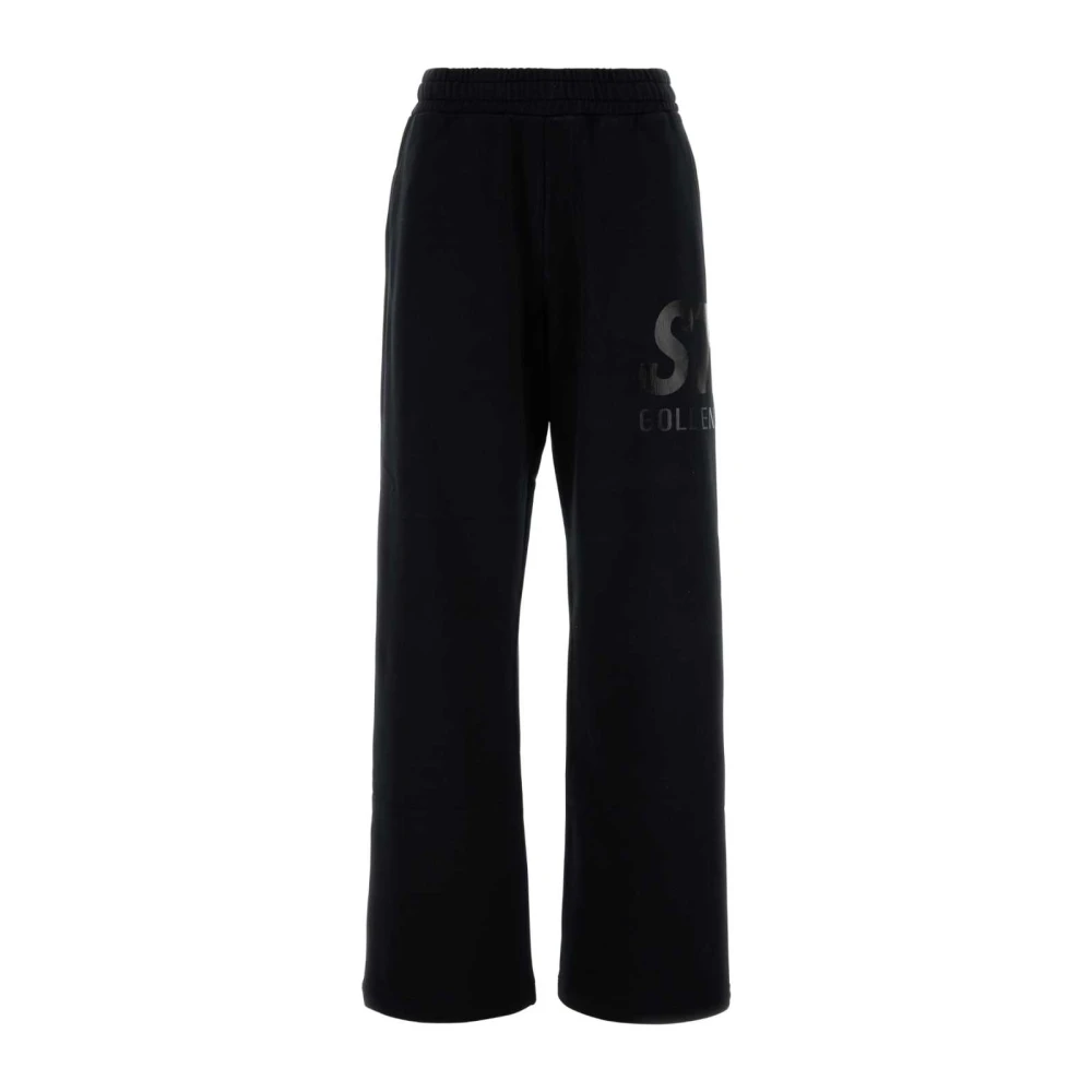 Golden Goose Stijlvolle zwarte katoenen joggingbroek Black