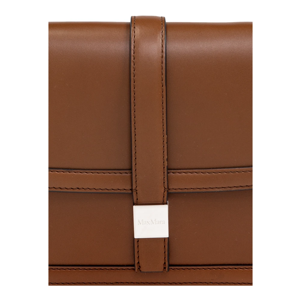 Max Mara Clutch Bianca Brown Dames