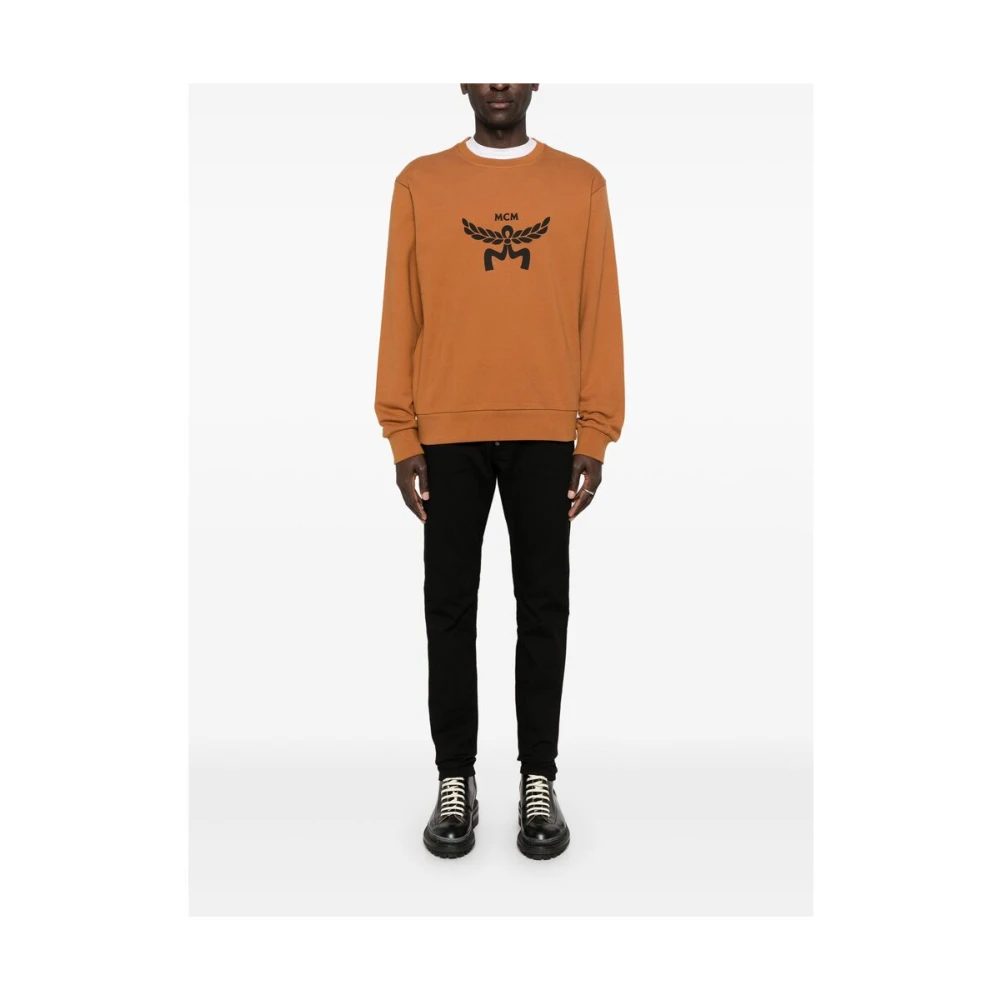 MCM Mhafsmm02 Sweatshirt Brown Heren
