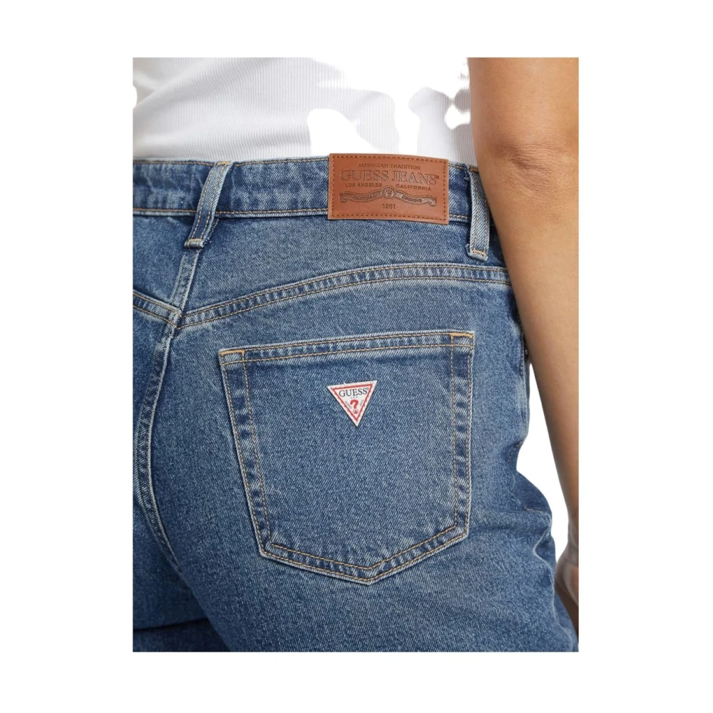 Guess Klassieke Straight Fit Denim Jeans Blue Dames