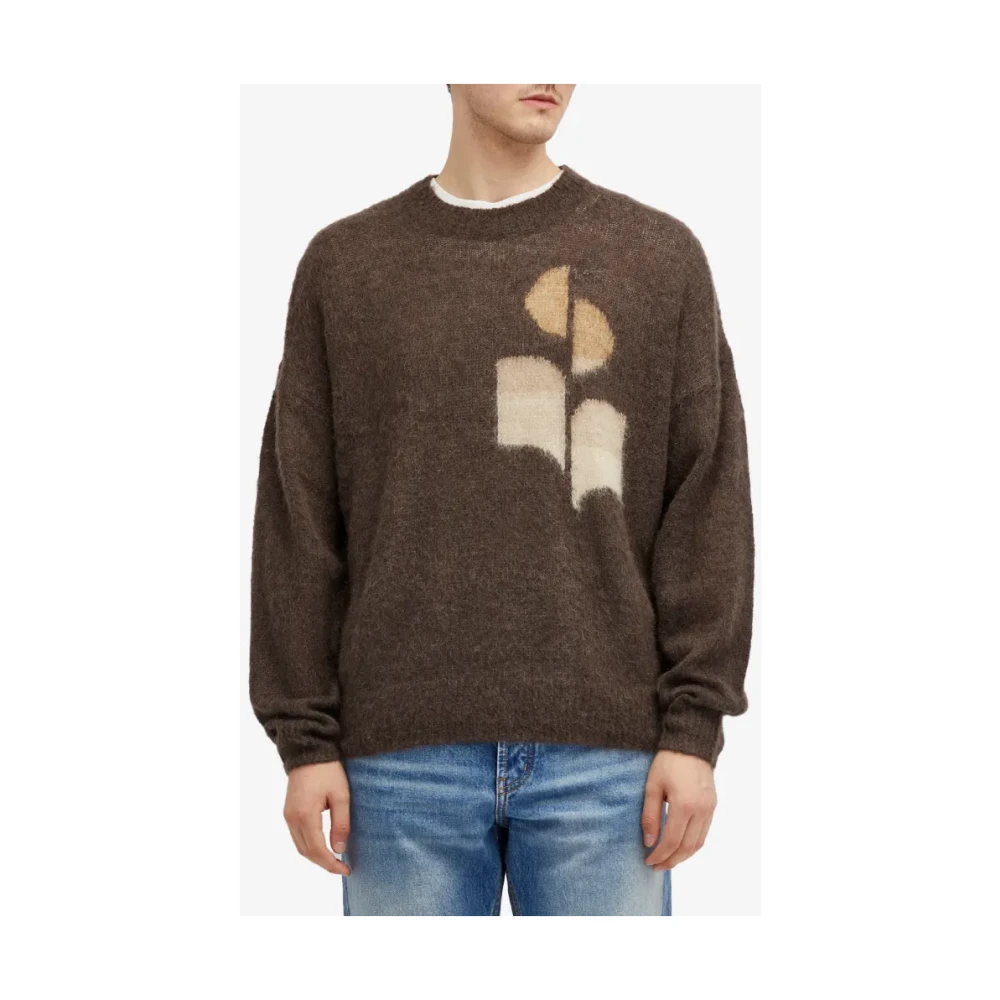 Isabel marant Stijlvolle Pull Drany Trui Brown Heren
